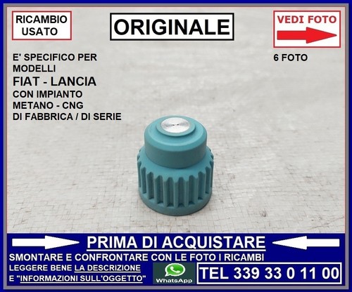 Tappo tappino gas metano cng - metano,
